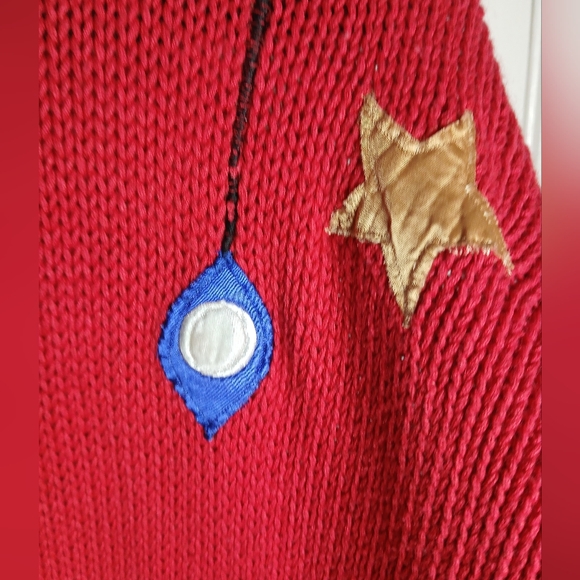 Radishes‎ & Roses Festive Red Cardigan - Picture 14 of 15